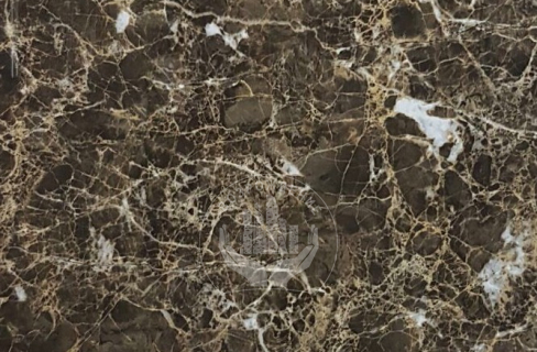 Ступень керамогранит Emperador Dark 120x30, черная, глянцевая  120x30 Глянцевый Черный