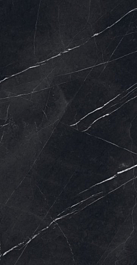 Керамогранит Nero Marquina 120х60, черный, глянцевый  120x60 Глянцевый Черный