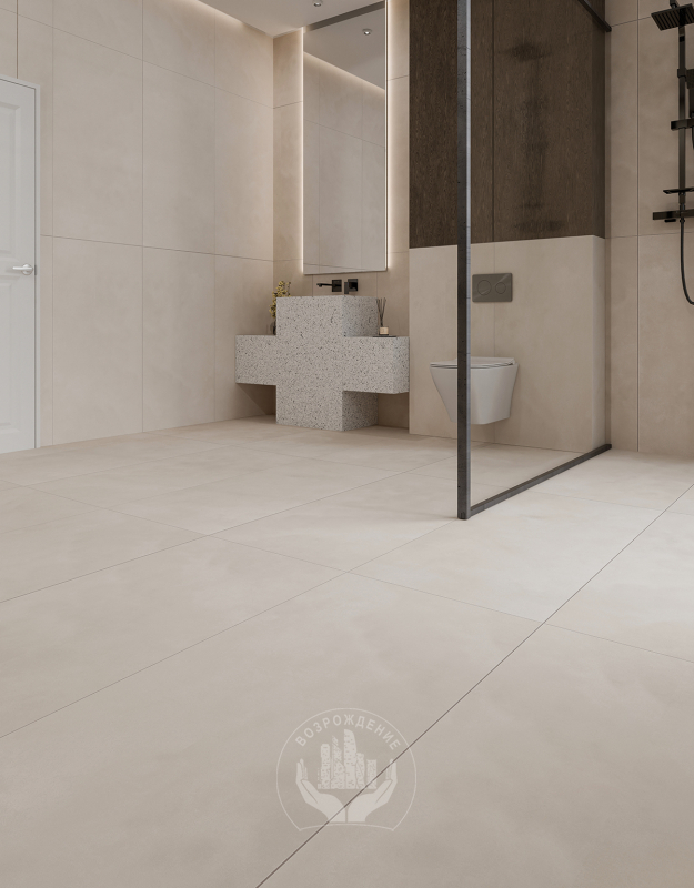 Керамогранит Valencia Light Beige120х60х0.9 PT12J9010 120x60 Матовая Карвинг Бежевый