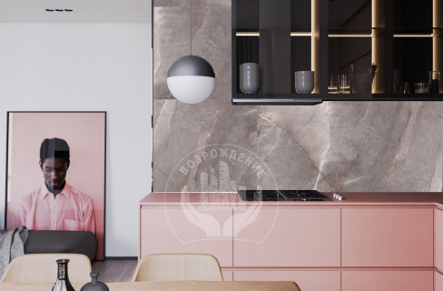 Керамогранит Azul Gray 120х60, серый, глянцевый PG0000002 120x60 Глянцевый Полированный Серый