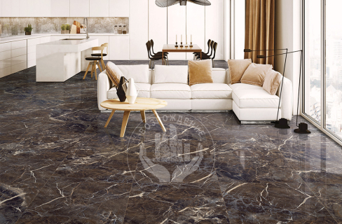 Керамогранит Volcano Blue 120x60, голубой, глянцевый OC0000056 120x60 Глянцевый High Glossy Голубой