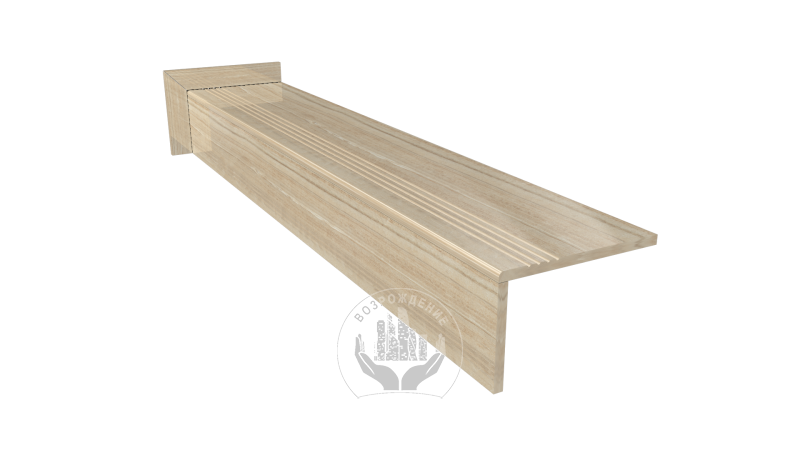 Ступень керамогранит Onyx Sigma 160x30, бежевая, глянцевая  160x30 Глянцевый Бежевый